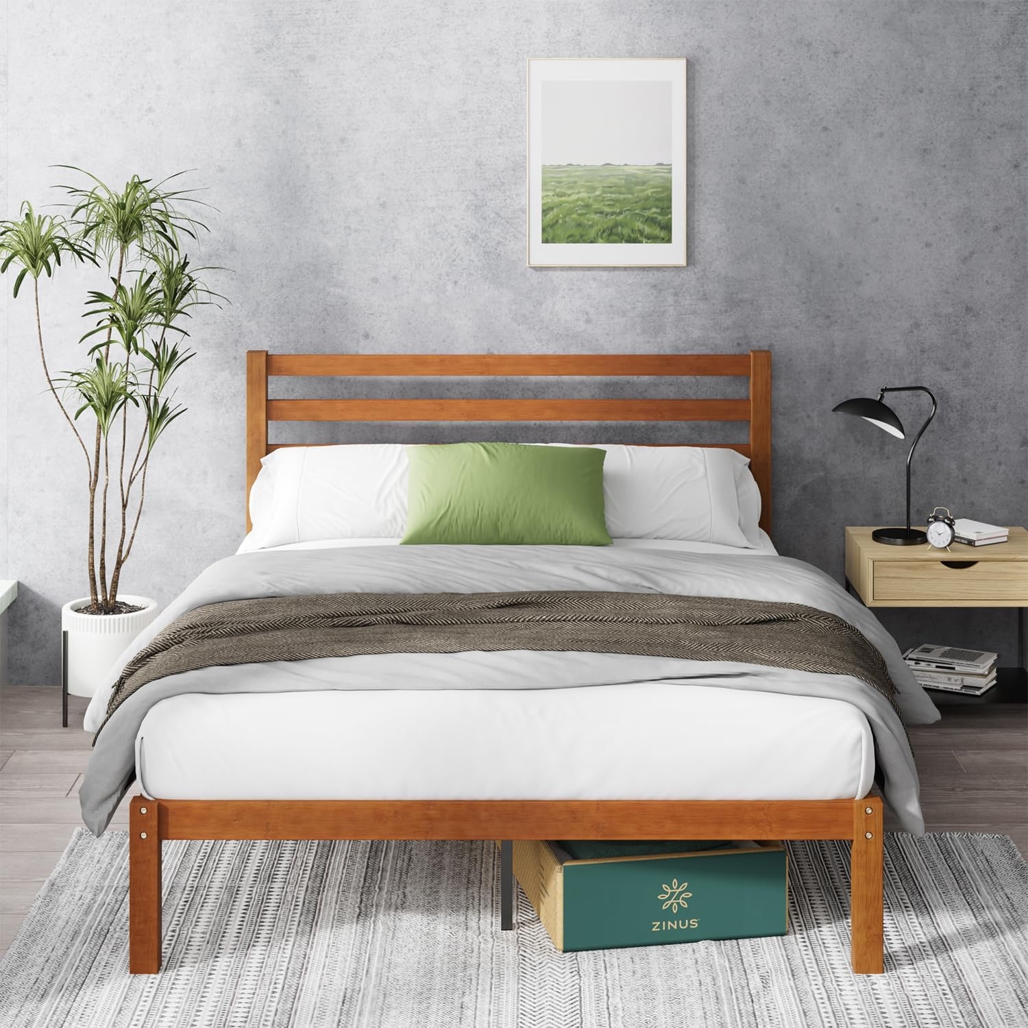 6a5a44267eea300cd0ef881ff2feeed964496fbfbb294941e7adf.jpg Leah Bamboo Bed Frame - Image 1