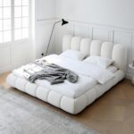 premium Velvet Upholstered Platform Bed