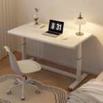 Adjustable Home Office Desk Portable Study Computer Rolling Desk