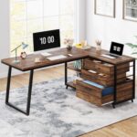 L-Shaped Computer Desk For Home Office