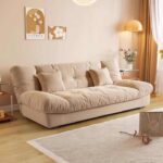 Plush 3-Seater Sofa Bed