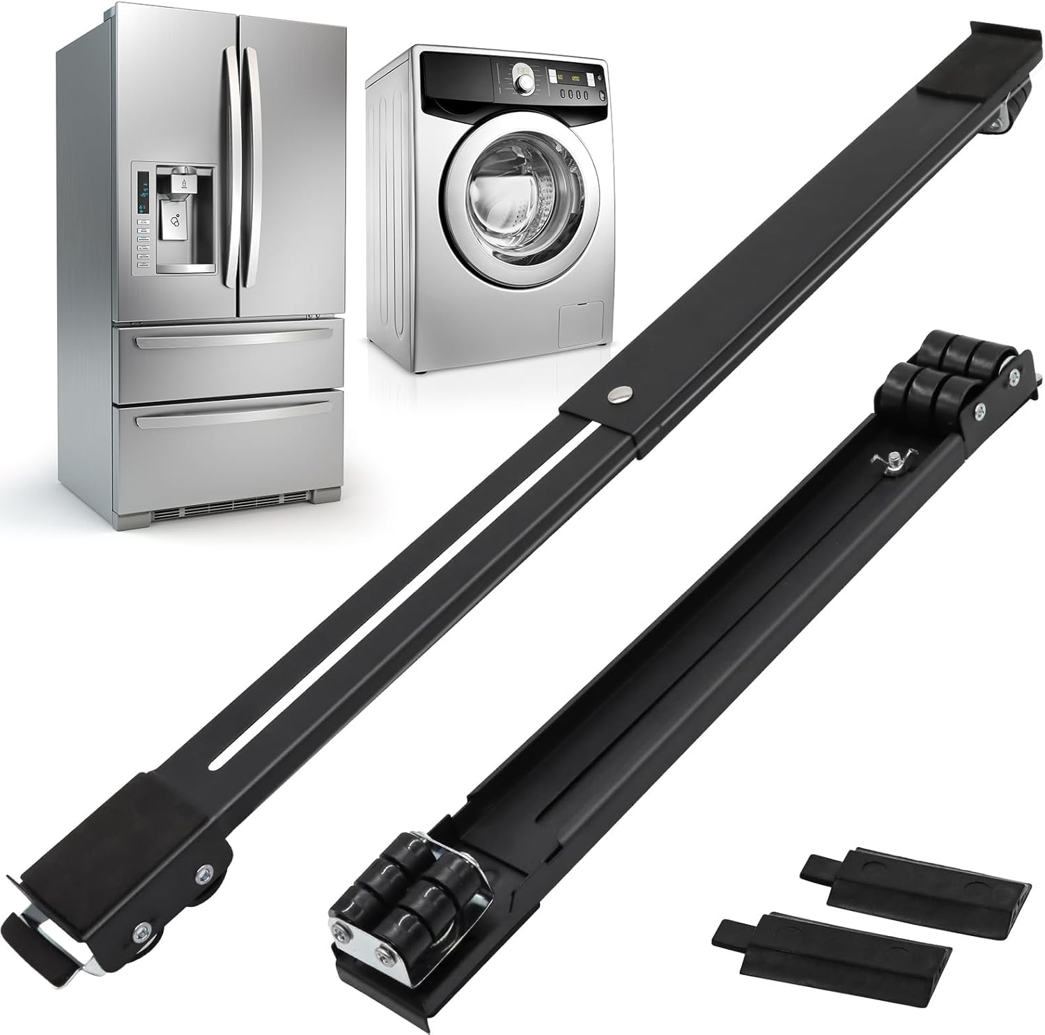 6a5a5ceb239922f5e0c3ecd39ea55a9195c56b5a701dabe24592f.jpg Universal Extendable Furniture Appliances Rollers - Image 1