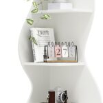 Tribesigns Streamlined 5-tier corner shelf