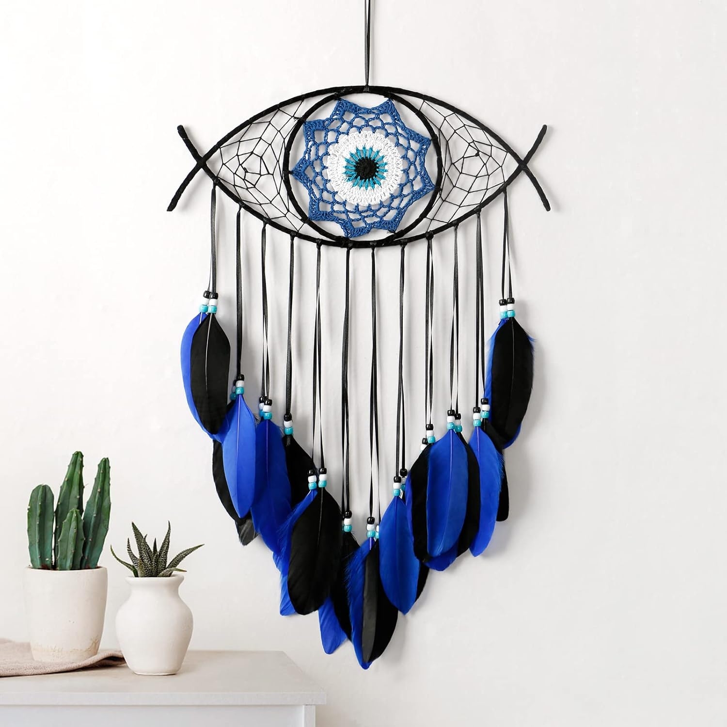 6a5a61f3c4dd8669486d609a11afbcd7a656fd287a82955e7356d.jpg Dremisland evil eye dream catcher - Image 1